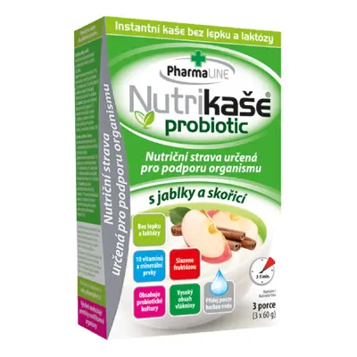 Nutrikaše probiotic s jablky a skořicí 3x60g