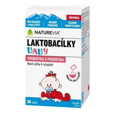 NatureVia Laktobacílky baby 30 sáčků