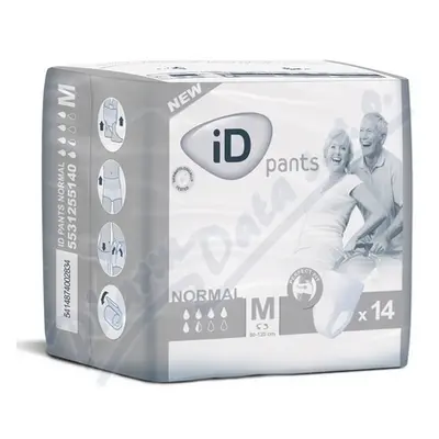 KALHOTKY ABSORPČNÍ ID PANTS MEDIUM-NORMAL BOKY 80-120CM,1340ML,PRODYŠNÉ,14KS