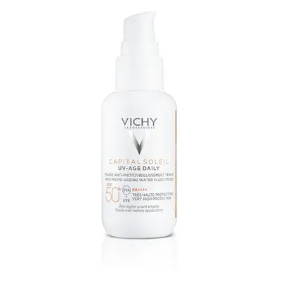 VICHY UV-AGE Daily Tónovaný Fluid bránící fotostárnutí SPF50+ 40 ml