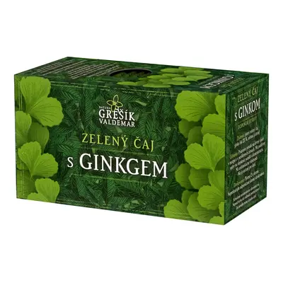 Grešík Zelený čaj s ginkgem 20x1.5g