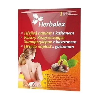 Herbalex hřejivá náplast s kaštanem 1ks