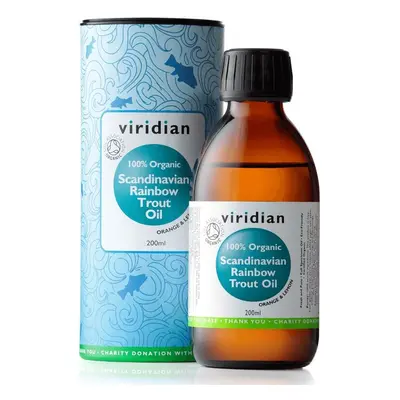 Viridian Scandinavian Rainbow Trout Oil Organic 200ml