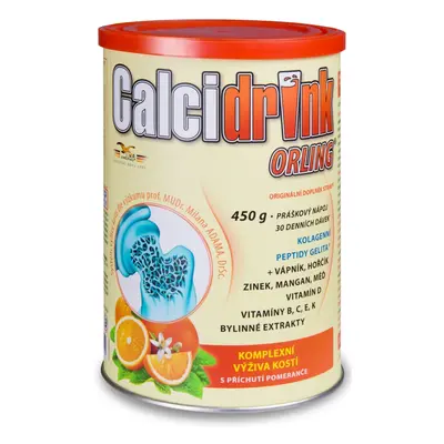 Calcidrink nápoj pomeranč 450g