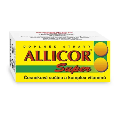 NATURVITA Allicor Super česnek+vitamin.tbl.60