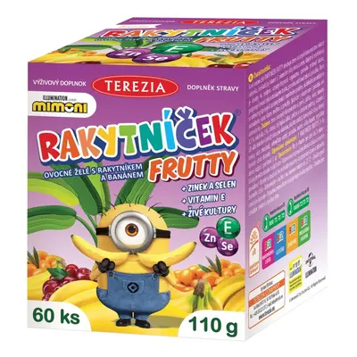 RAKYTNÍČEK Frutty želatinky +Zn+Se+Vitamín E MIMONI 60ks