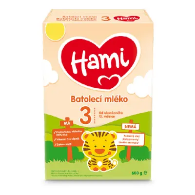 Hami 3 batolecí mléko 600g