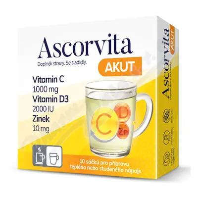 Ascorvita AKUT nápoj 10x3g