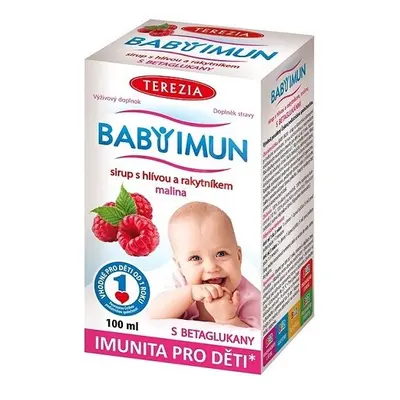 BABY IMUN sirup s hlívou a rakytníkem MALINA 100ml