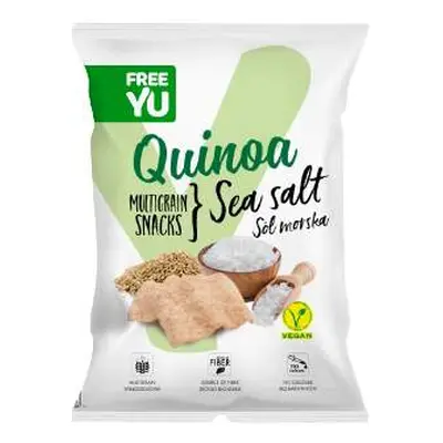 Free Yu Quinoa vícezrnné chipsy s mořskou solí 70g