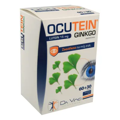 Ocutein Ginkgo 45mg+Lutein 15mg Da Vinci tob.60+30