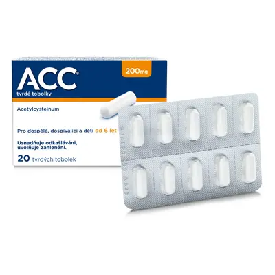 ACC 200MG CPS DUR 20