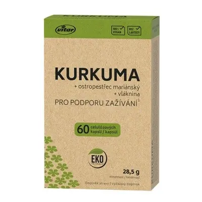 Vitar Kurkuma + ostropestřec EKO cps.60