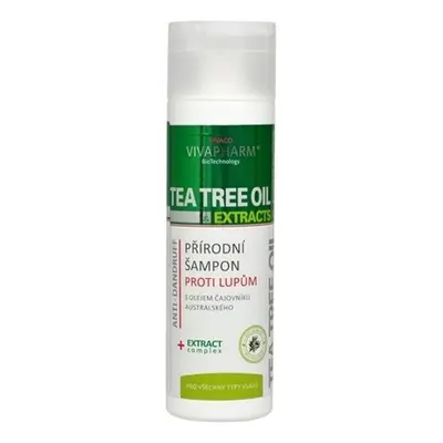 VIVAPHARM Tea Tree Oil přírodní šampon lupy 200ml