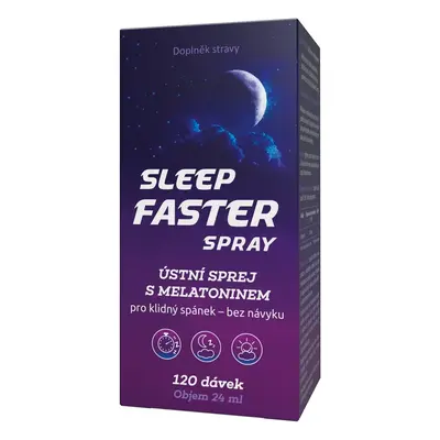 Sleep Faster ústní sprej s melatoninem 24ml