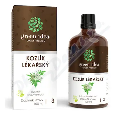 Green idea Kozlík lékařský bylinný extrakt 100ml