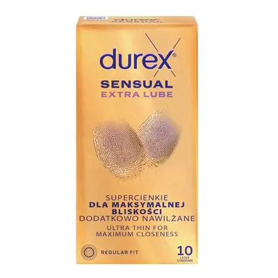 DUREX Sensual Extra Lube prezervativ 10ks