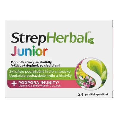 StrepHerbal Junior 24 pastilek