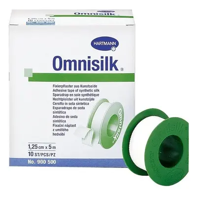 Náplast Omnisilk bílé hedvábí 2.5cmx9.2m/1ks