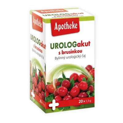 Apotheke Urolog akut s brusinkou čaj 20x1.5g