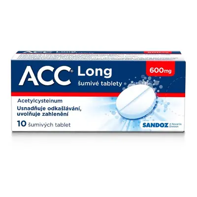 ACC LONG 600MG šumivé tablety 10