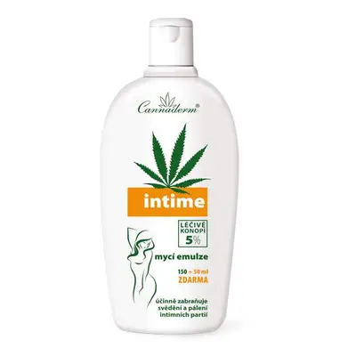 Cannaderm Intime NEW mycí emulze 150+50ml ZDARMA