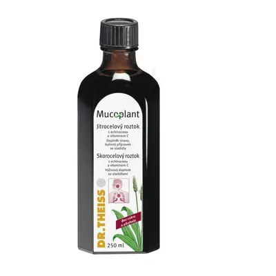 Mucoplant Jitrocelový roztok bez cukru 250ml