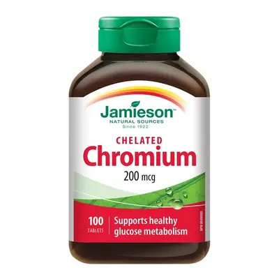 JAMIESON Chrom 200 mcg tbl. 100