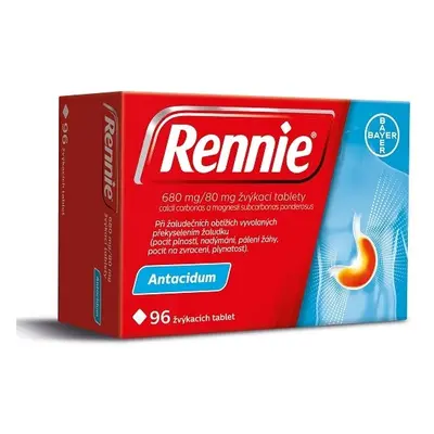 RENNIE 680MG/80MG TBL MND 96