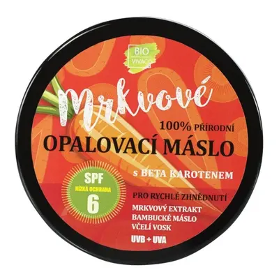 VIVACO mrkvové opalovací máslo SPF6 150ml