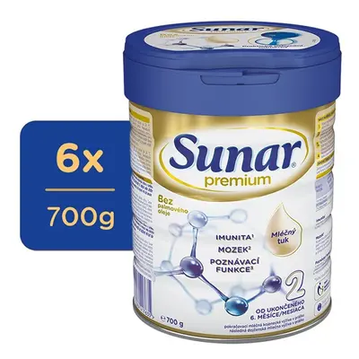 Sunar Premium 2 700g - balení 6 ks