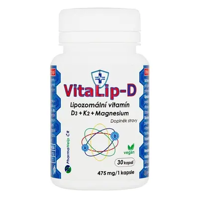 VitaLip-D - lipozomální vitamín D3+K2+Mg 30 kapslí