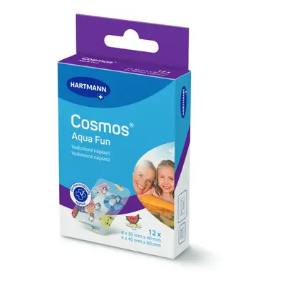 Cosmos Aqua Fun vodotěsné náplasti s dětskými motivy 12ks