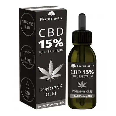 CBD 15% Full Spectrum Konopný olej 1500mg 10ml