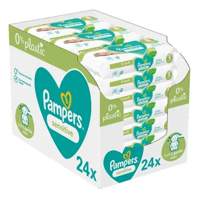 Pampers Sensitive vlhčené ubrousky 24x52ks