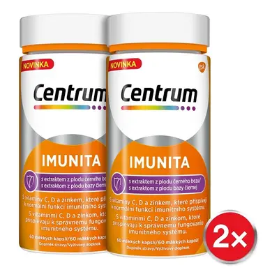 Centrum Imunita s extraktem z černého bezu cps.60 - balení 2 ks