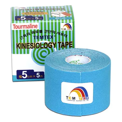 TEMTEX kinesio tejp.Tourmaline modrá 5cmx5m