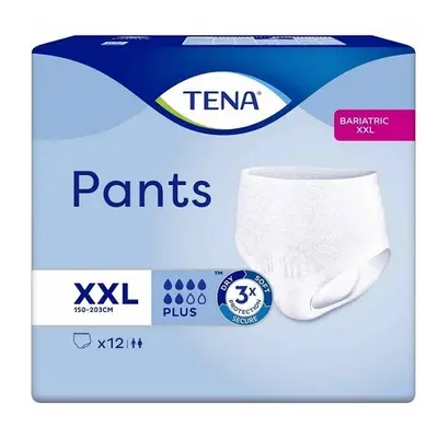 TENA PANTS BARIATRIC PLUS XXL KALHOTKY ABSORPČNÍ NATAHOVACÍ, BOKY 150-203CM, 144