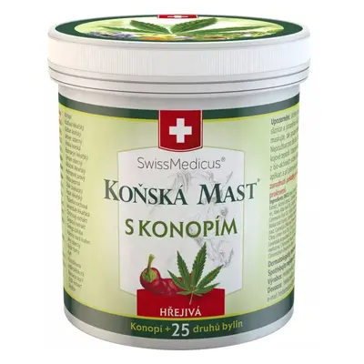 Koňská mast s konopím hřejivá 250ml