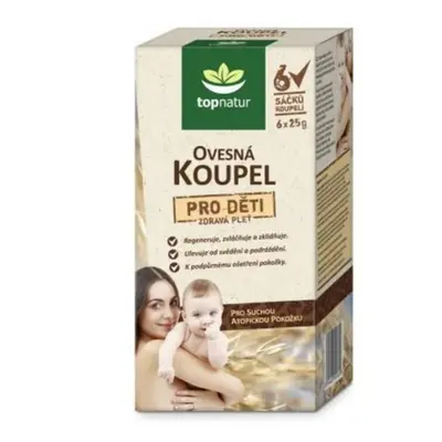 Ovesná koupel pro děti 6x25g Topnatur