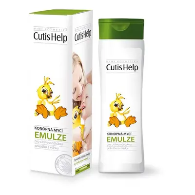 CutisHelp konopná mycí emulze dětská 200 ml