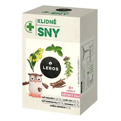 LEROS Dětský čaj Klidné sny 20x1.5g