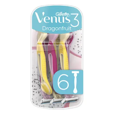 Gillette Venus 3 Dragonfruit jednorázová holítka 6ks