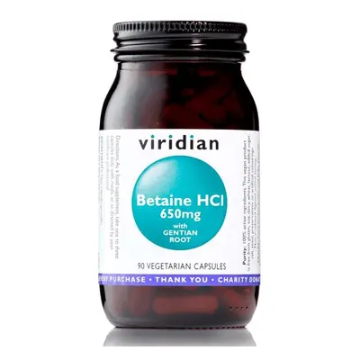 Viridian Betaine HCL cps.90