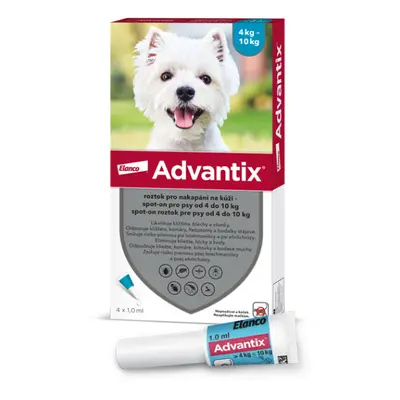 Advantix pro psy 4-10kg spot-on 1x1ml