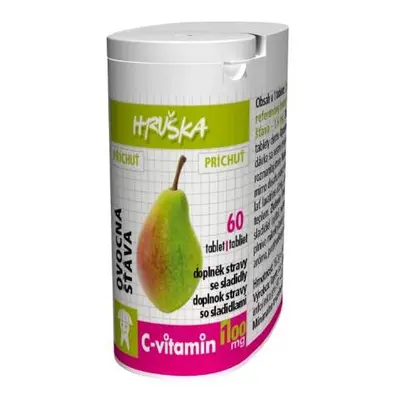 C-Vitamin 100mg Hruška se sukralózou tbl.60