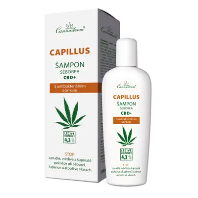 Cannaderm Capillus seborea šampon CBD+ 150ml