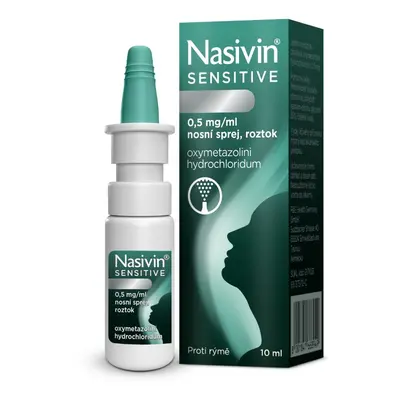 Nasivin Sensitive (0,5 mg/ml nosní sprej, roztok)