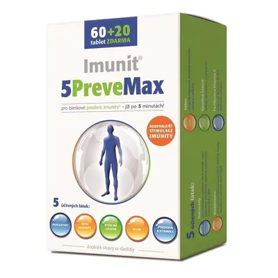 5PreveMax Imunit nukleotidy+betaglukan tbl.60+20