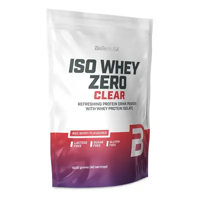 BioTech Iso Whey Zero Clear 1000 g red berry